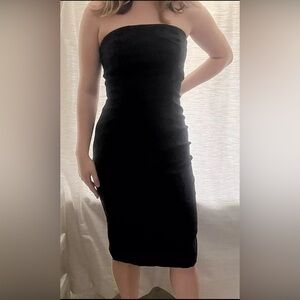 Size 5/6 Black Express Strapless Dress